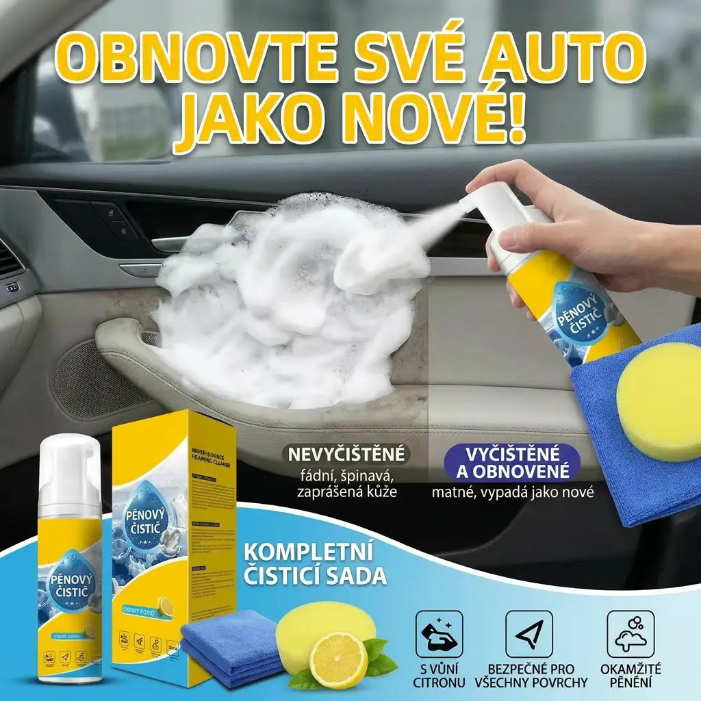 🫧Poslední den 80% SLEVA💦Pěnový čistič s více enzymy 4 v 1