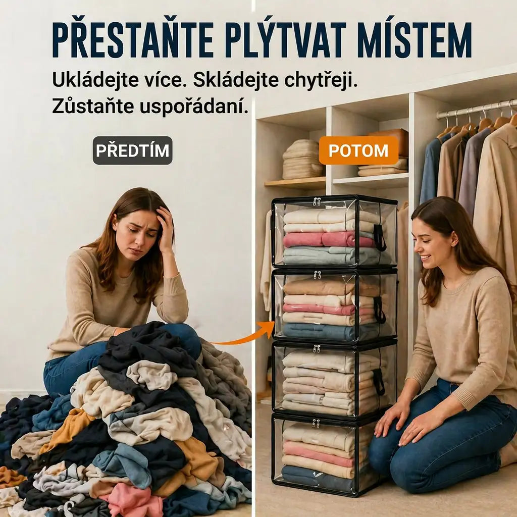 🎁💞POSLEDNÍ DEN SLEVA 50 % ✨📦WYVCK®Velký úložný box z odolného silného plastu