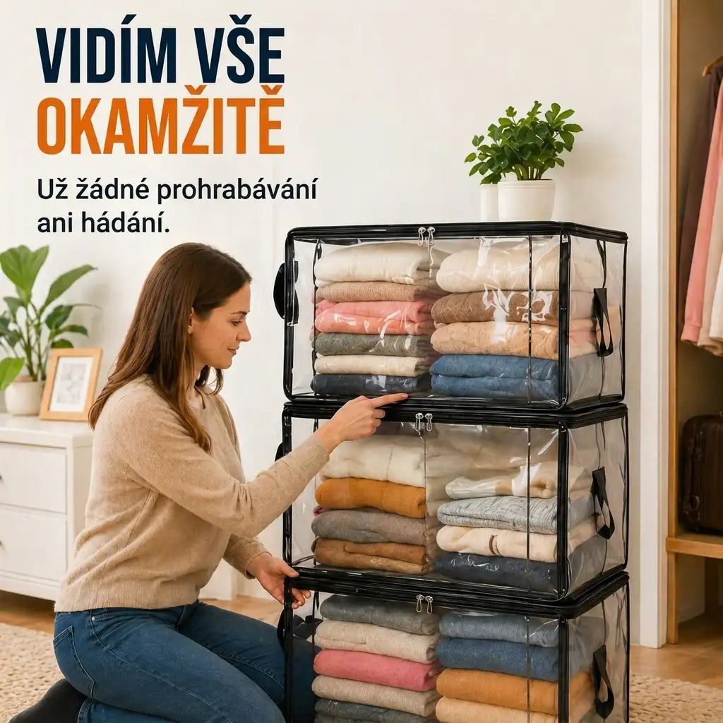 🎁💞POSLEDNÍ DEN SLEVA 50 % ✨📦WYVCK®Velký úložný box z odolného silného plastu