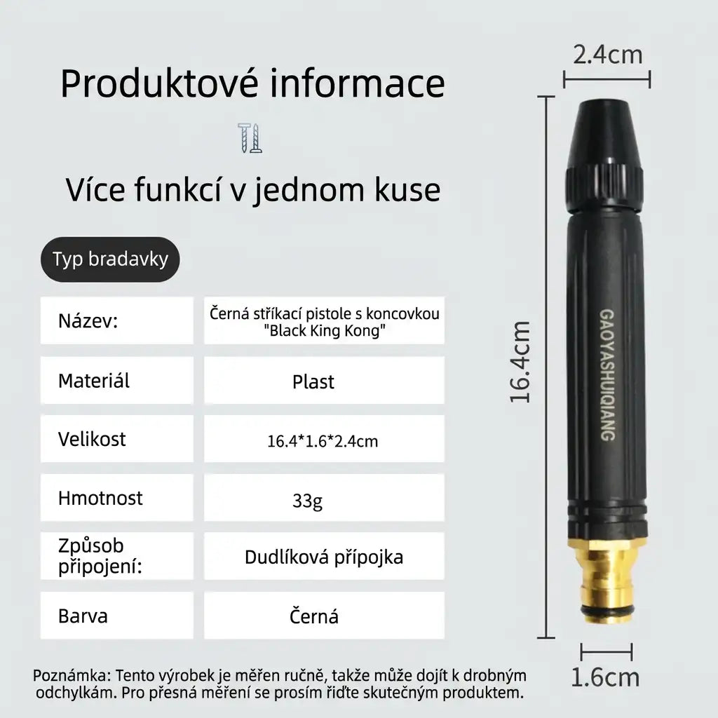 🚗POSLEDNÍ DEN SLEVA 50 % ✨Výkonný vysokotlaký mycí stroj na auta a zahradní postřikovač Belomontor®